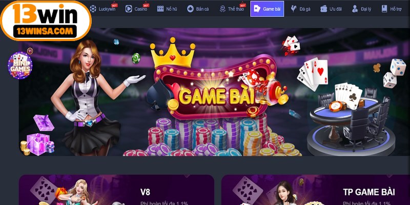 Game bài luôn là lựa chọn hàng đầu của nhiều tín đồ cá cược
